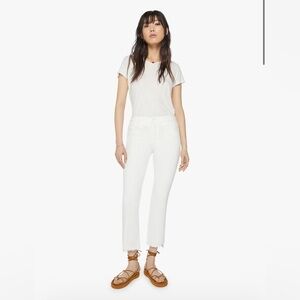 MOTHER Denim Insider Crop Step Fray Size 27